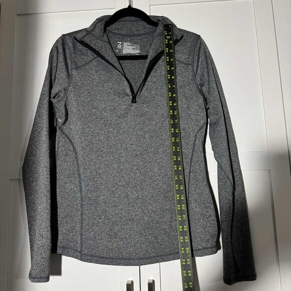 Z by Zella Women's Half-Zip Sweater Active Gray Medium - Picture 5 of 8